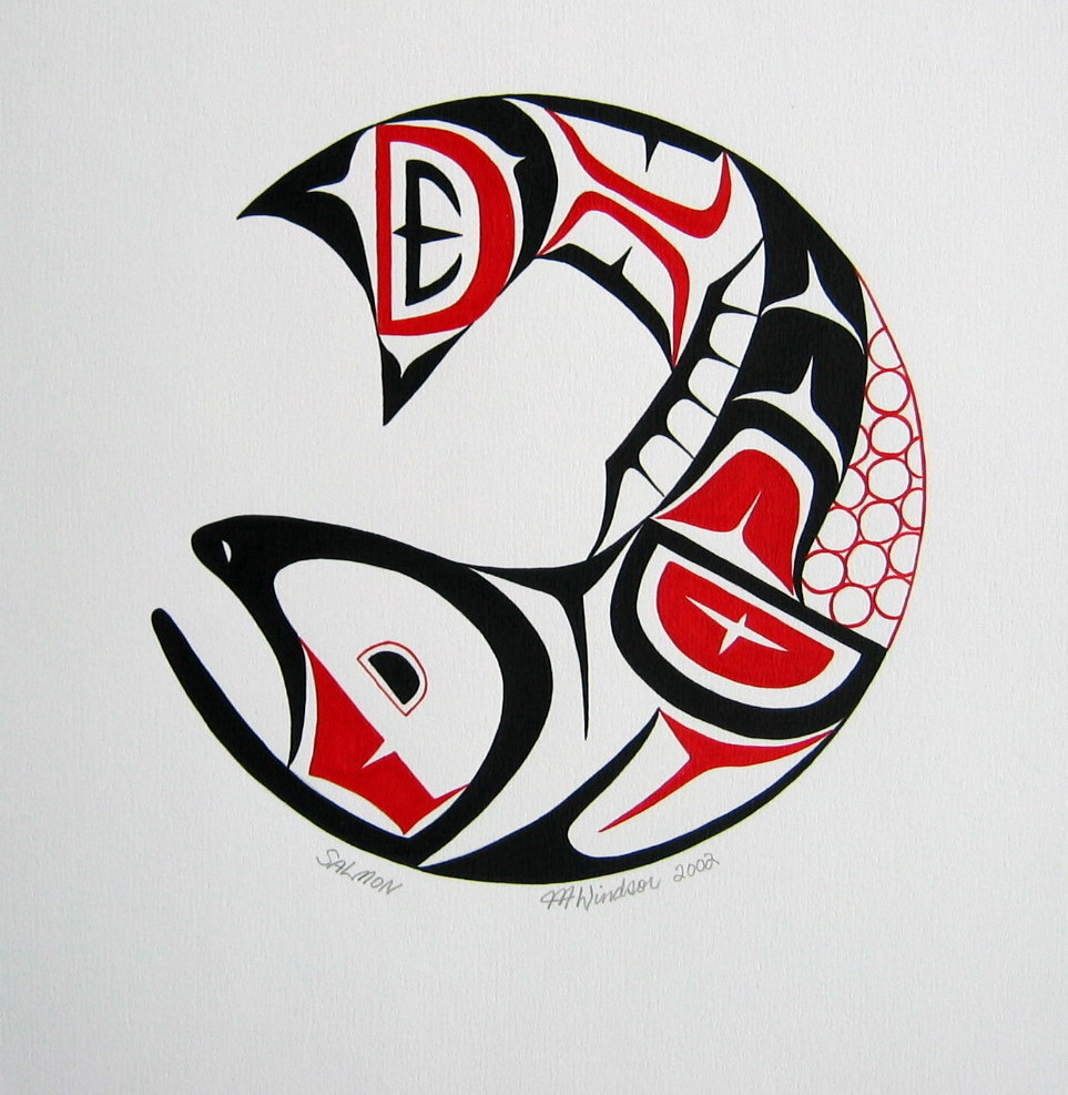 Native Art Salmon